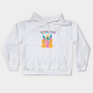 Niziu silhouette design in the heartris era Kids Hoodie